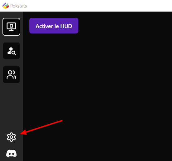 settings button in Sidebar